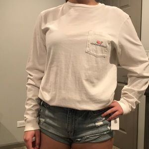 Vineyard vines white long sleeve